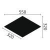 ARSTYL 3D Wall Tiles Ray technical drawing