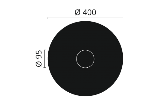 R1520 (Sara) Ceiling Rose Technical Drawing