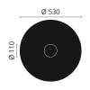 R9 (Millennia) ARSTYL® Ceiling Rose Technical Drawing