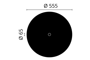 R15 (Julia) ARSTYL® Ceiling Rose Technical Drawing