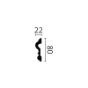 ARSTYL® Z13 2m Dado Rail Technical Drawing