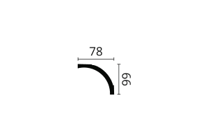 Pro-Cove lite 100mm Technical Drawing