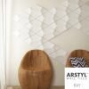 ARSTYL 3D Wall Tiles RAY Room Shot 3