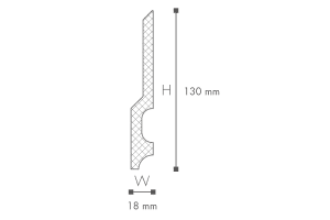 WALLSTYL® FD22 technical drawing