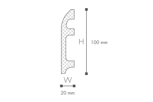 WALLSTYL® FL5 technical drawing