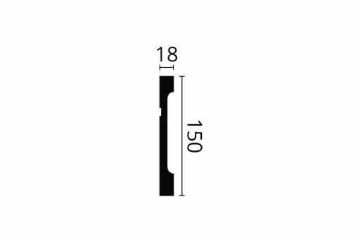 WALLSTYL® FD15 technical drawing