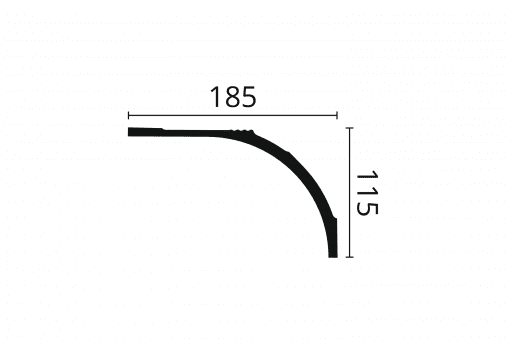 AD23 Art Deco inspired coving profile