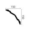 WT24 2m Art Deco Coving Profile