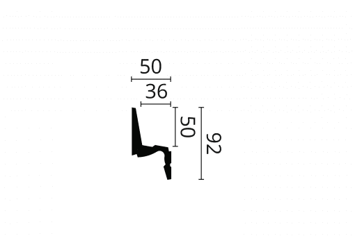 IL7 Memory ARSTYL® Coving Lighting Solution Technical Drawing