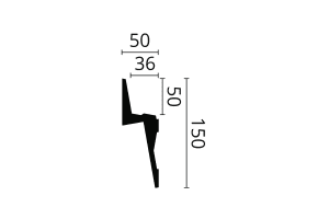 IL8 ARSTYL® Coving Lighting Solution Technical Drawing