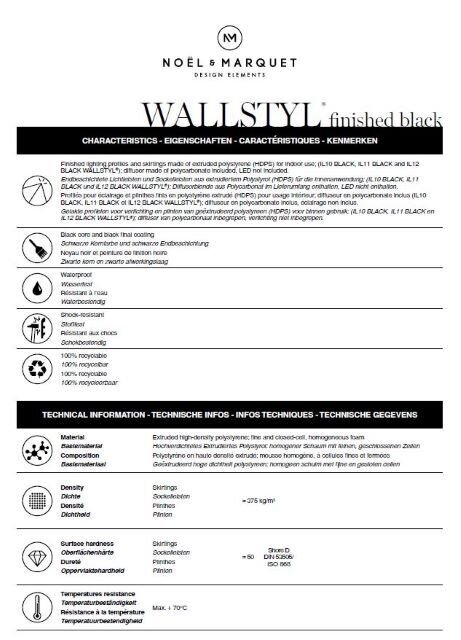 Wallstyl BLACK TDS cover